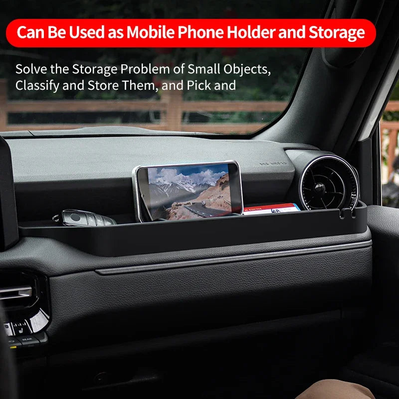 For Toyota Land Cruiser Prado 2024-2025 LC250 1st Edition 1958 J250 Silicone Storage Box & Dashboard Organizer Mat, Car Interior
