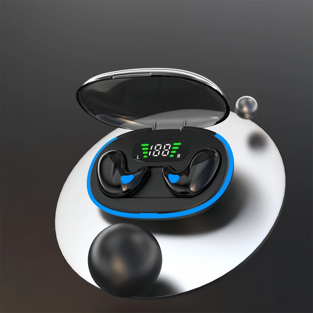 Sleep Wireless Headphones, Loud Volume, Matching Comfort, Touch Control, Semi-Open Back, No Tangles, with Wireless Charging Box