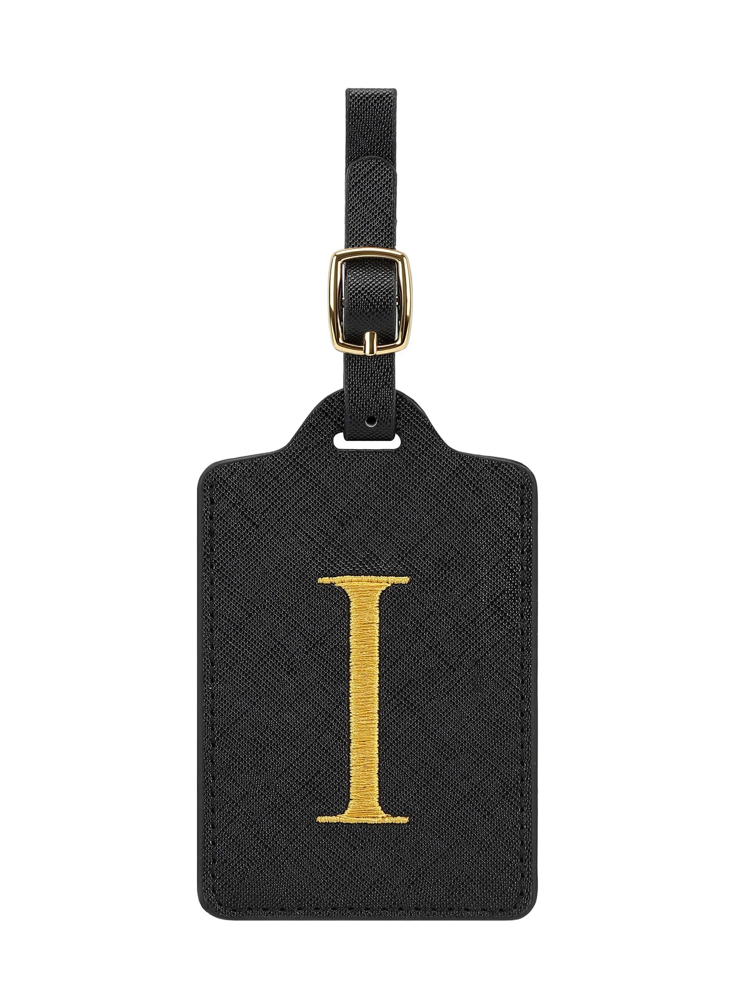 Premium Leather Business Luggage Tag Luggage Address Label Carry-on Luggage Label Name ID and Address Folder Travel Accessories