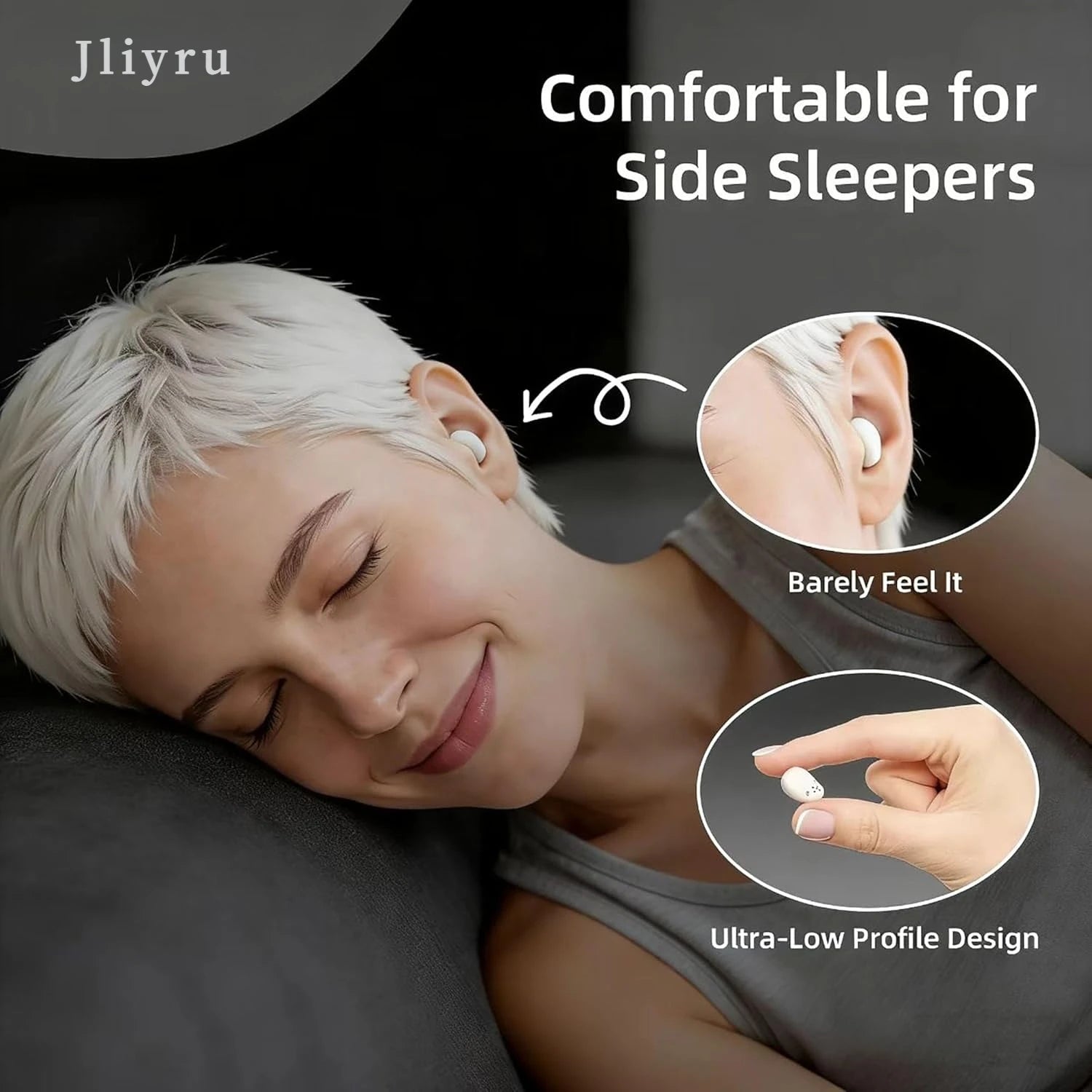 Sleep Earbuds Mini Invisible Wireless Bluetooth 6.0 Micro Sleep Headphones,  6Hrs Single Charge Hidden Earbuds with LED Screen