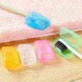 3/5/10pcs Portable Toothbrush Holder - Durable Travel Toothbrush Storage Box, Easy-to-Clean Toothbrush Rack