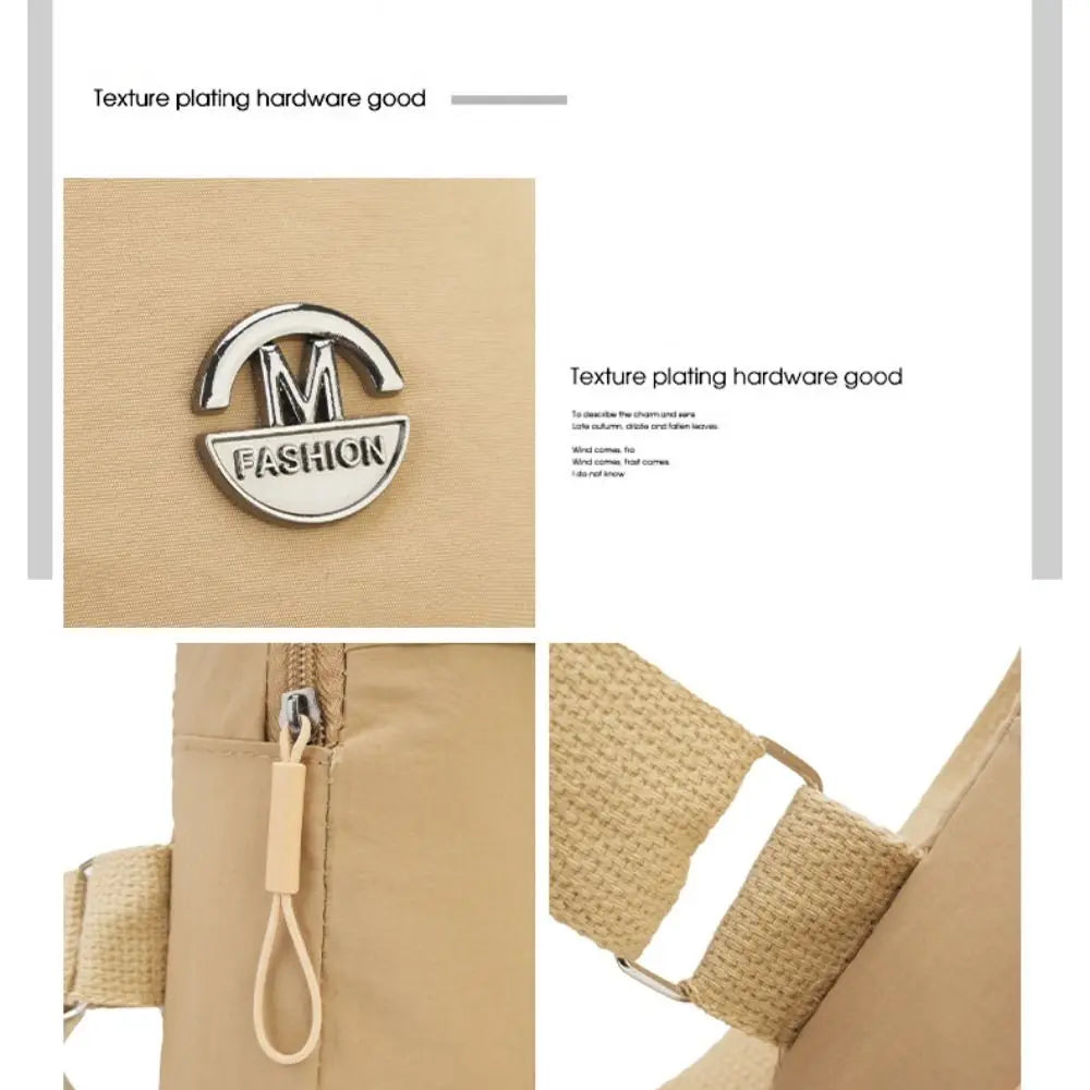 Fashion Nylon Women's Chest Bags 10 Colors Multi-compartment Waist Bag Multifunctional Sports Chest Bag Unisex