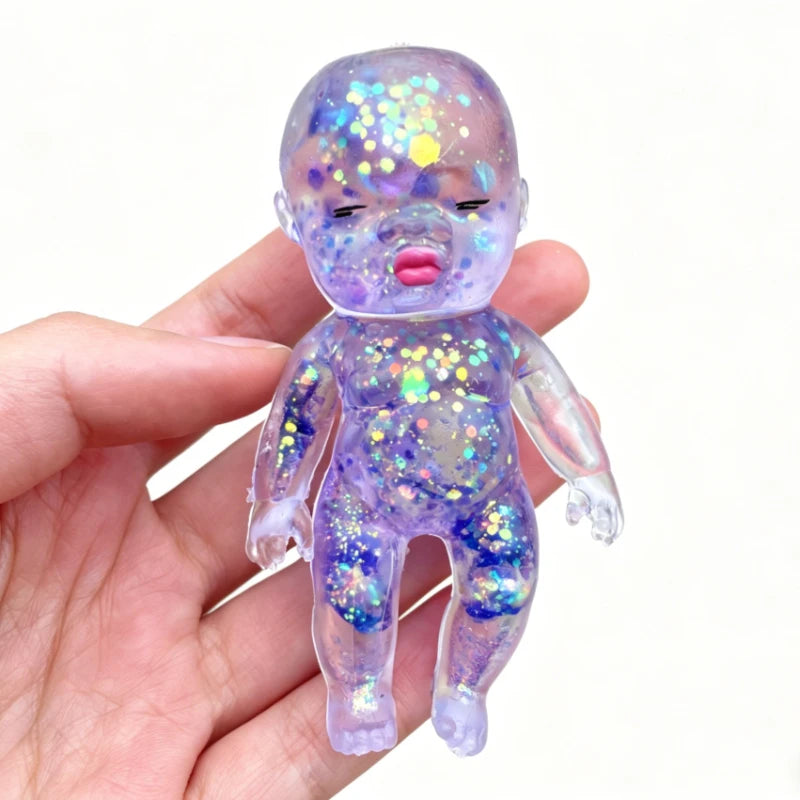 Stress Relief Toy Squishy Baby Shape Squeeze Toy Anti-stress Toy Fidget Desk Toy For Friend Christmas Gift