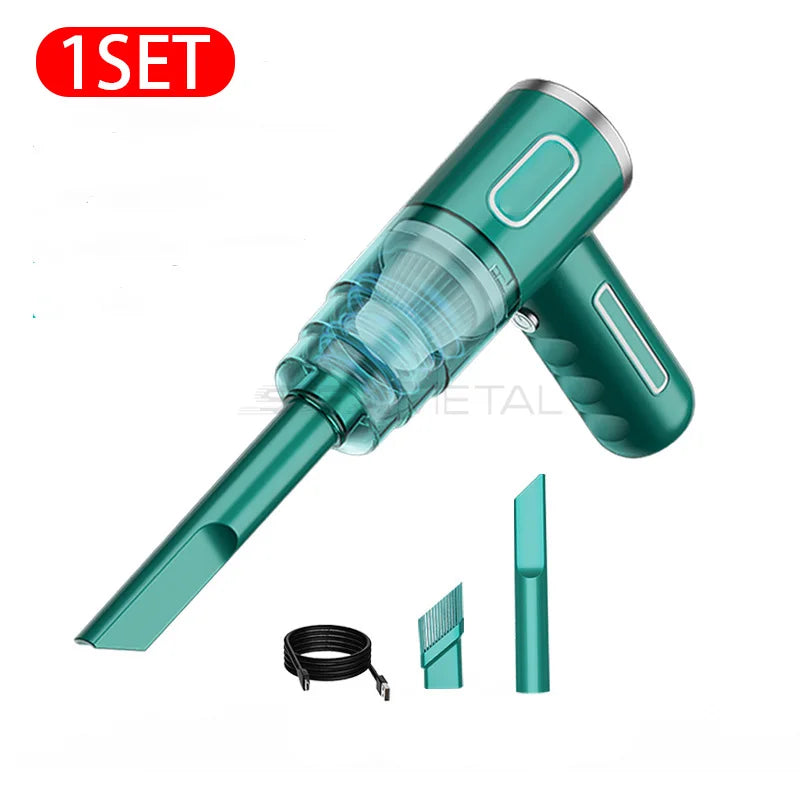 SEAMETAL Wireless Car Vacuum Cleaner Portable Powerful Handheld Vacuum Cleaner for Car Home Cleaning Tools