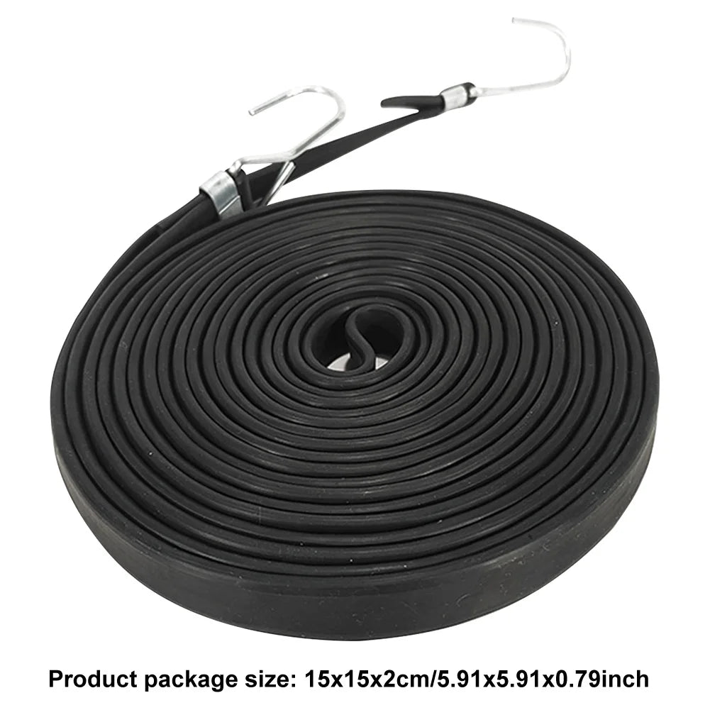 2.5M/3.5M/5M Bungee Cords with Hooks Extra Long Bungee Strap Ropes Rubber Luggage Roof Rack Strap Strong Elastic Rope Fixed Band
