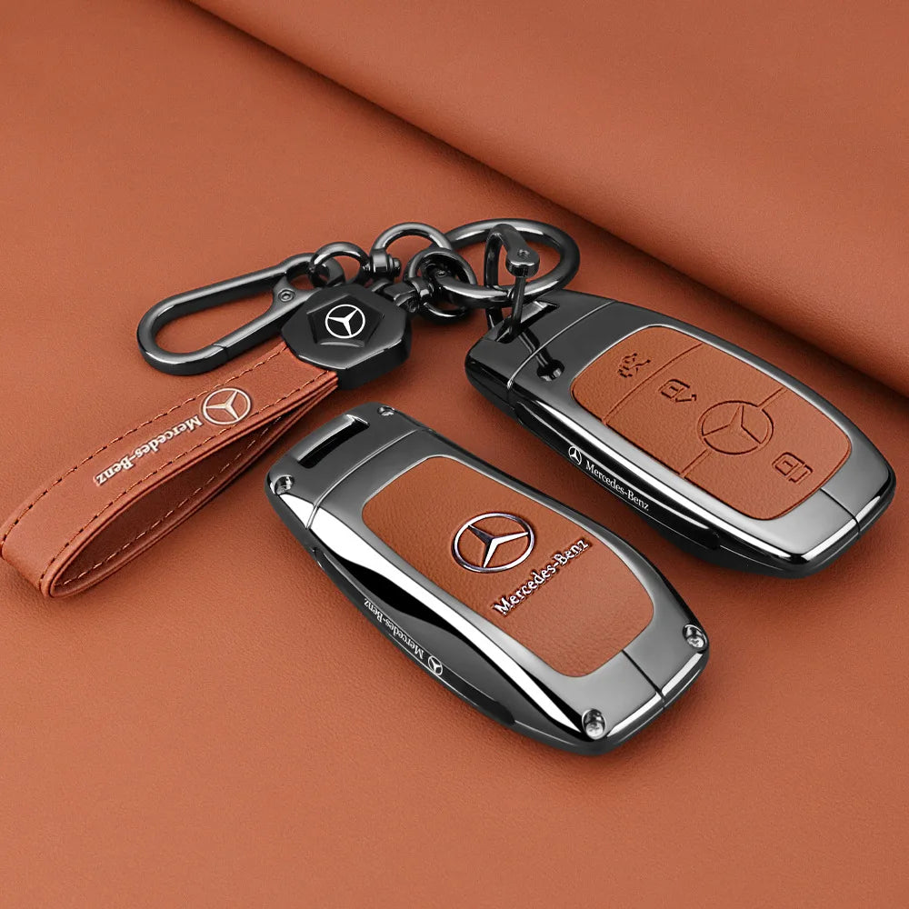 Car Smart Remote Key Case Cover For Mercedes Benz AMG A C E S G Class GLC CLE CLA GLB GLS W177 W205 W213 W222 X167 Accessories