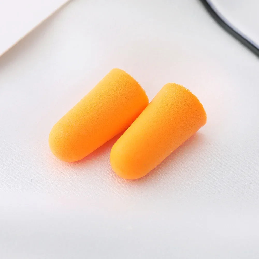 10 pairs of earplugs noise reduction sleep foam plugs Reuse snoring earplugs sound insulation sleep earplugs