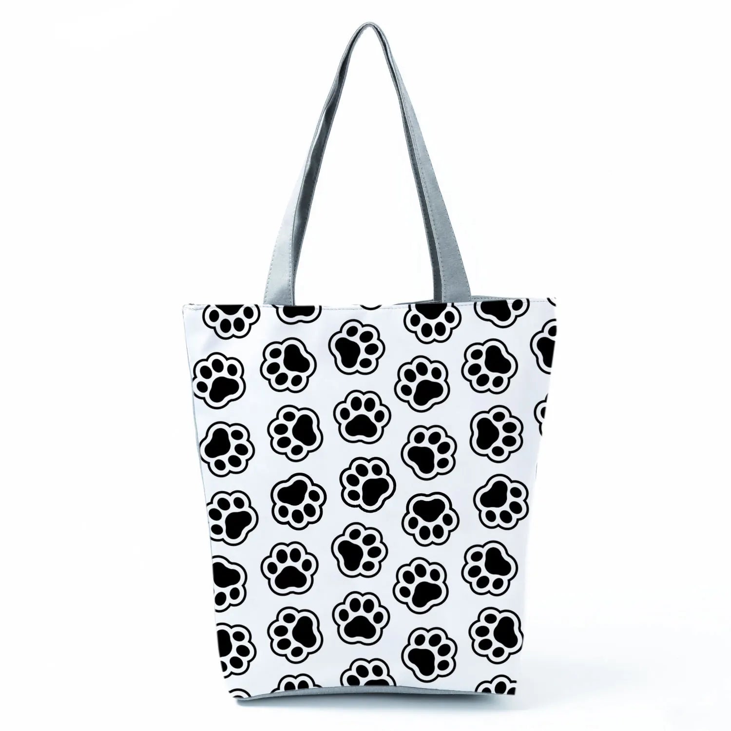 Fashion Dogs Paws Handbags Printed Love Dogs Shopping Bag Casual Women Shoulder Bag Summer Kawaii Female Tote Travel Beach Bag