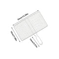 Stainless Steel Grill Basket BBQ Cooking Rack Fish Vegetable Grilling Basket Portable Barbecue Tools Steak Meat Seafood Grid