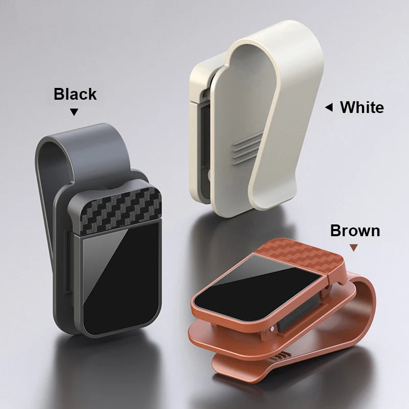 Car Sun Visor Sunglasses Clip Holder Stable Eyeglasses Hanger Card Ticket Organizer Interior Storage Clip Car Accessories