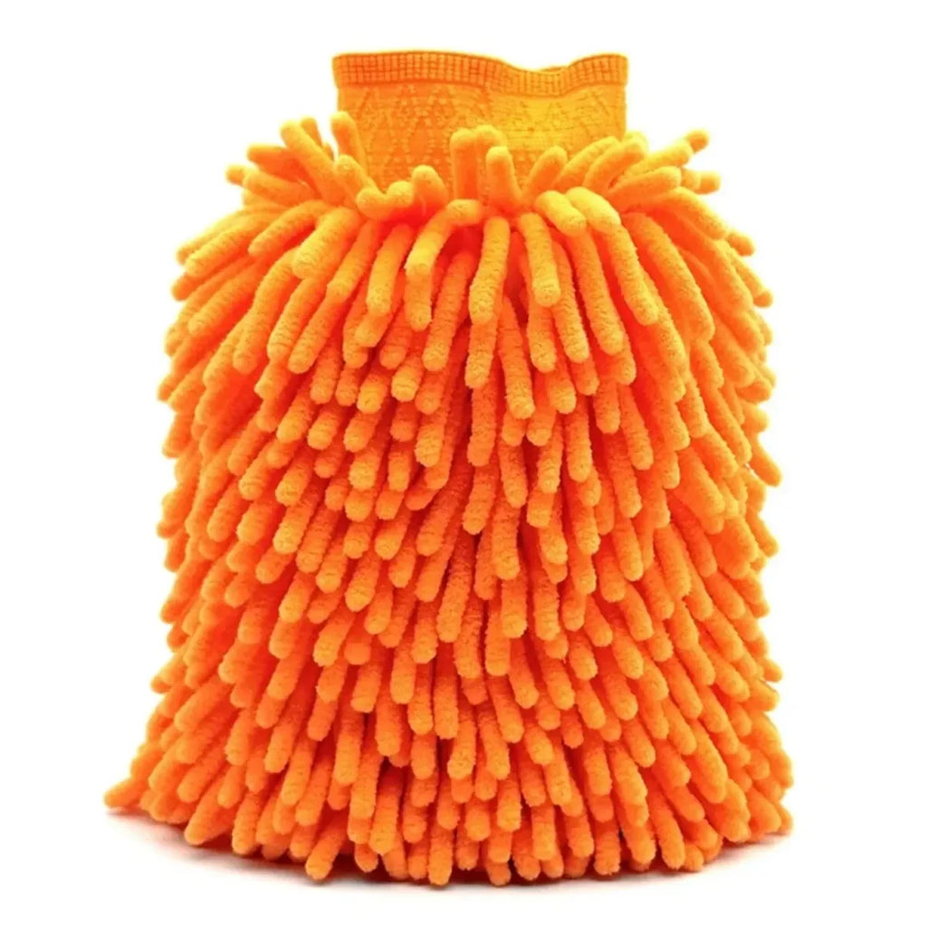Microfiber Car Wash Mitt Double Sided Chenille Auto Gloves Ultra Absorbent Wash Car Sponge Scratch Free Microfiber Car Cleaning