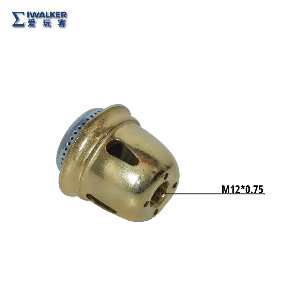The low-noise burner head of the iWalker Camping Oil Stove G43S has a thread specification of M12×0.75.
