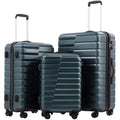 3 Piece Lightweight Expandable Hard Shell Luggage Set Large Checked Suitcase Spinner Wheels, Customized