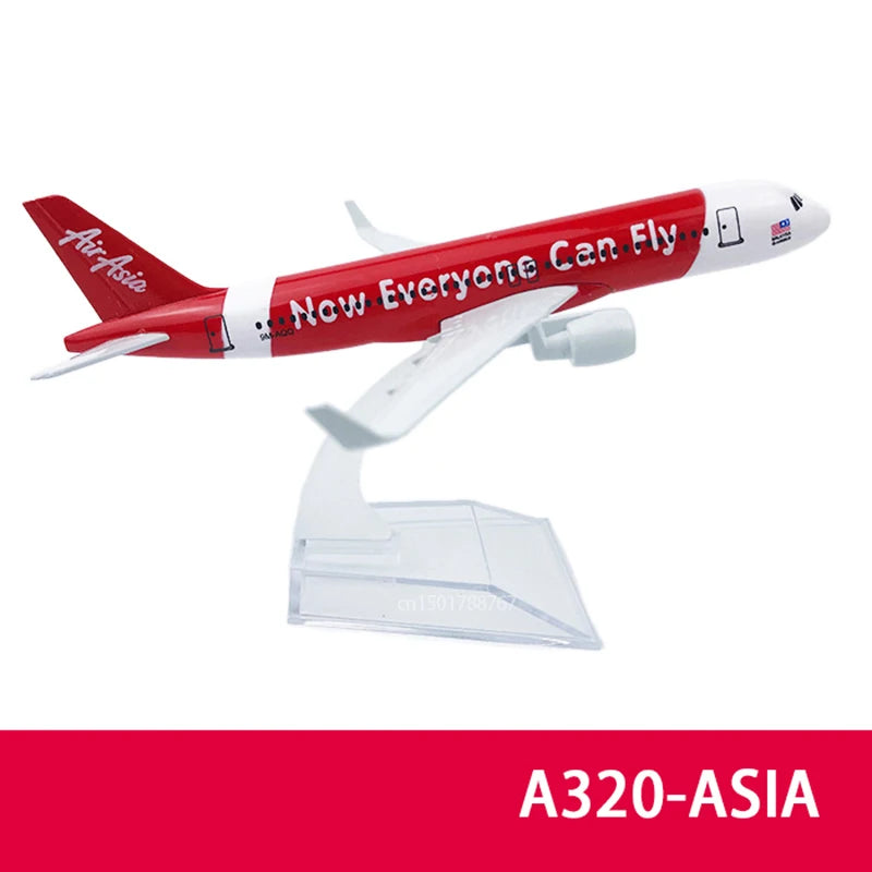 6Inch 15CM A380 A350 A330 A320 Concorde Diecast Airplane Model For Gift Collection