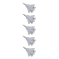 5PCS 1/350 1/400 1/700 Scale Russia Su-57 Combat Airplane Mould Battle Aeroplane Toys Fighting Aircraft Mold for DIY Plane Model