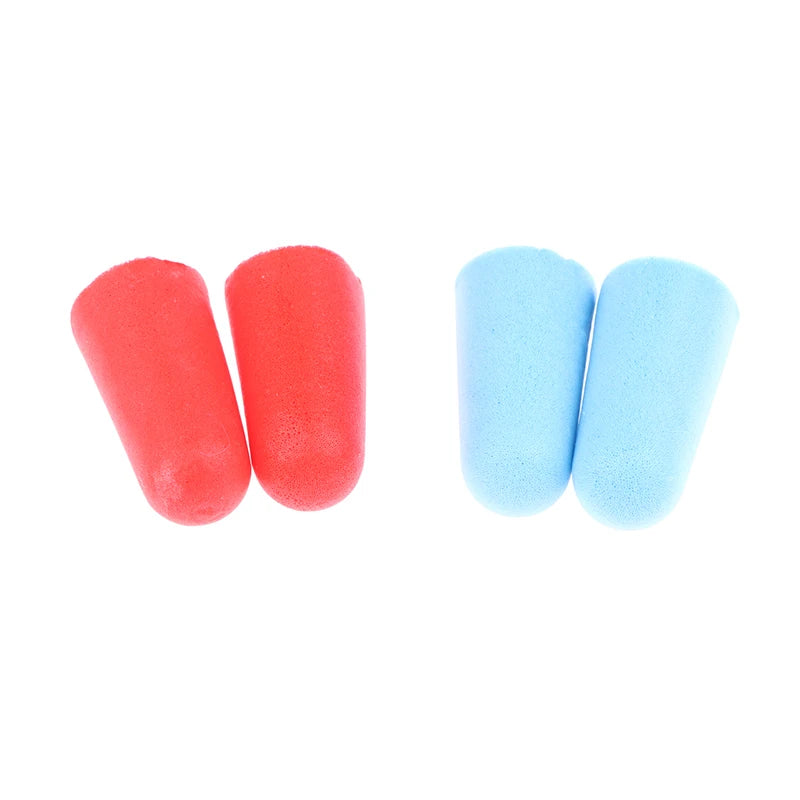 Comfortable Earplugs for Noise Reduction 20Pcs Soft Reusable Protection for Work Sleep Travel and Study