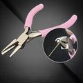 1pc Mini Wire Winding Pliers Half Groove Half Round Nose Tool Pliers DIY Hand Tools