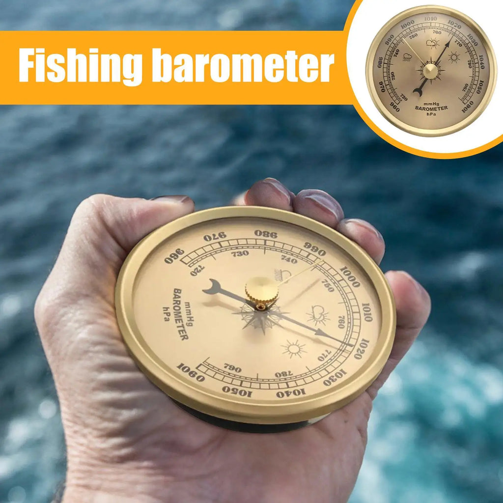 Barometer Air Pressure Gauge Wall Hanging Weather Forecast Station Accurate for Ships Laboratories Families Fisherman Tools