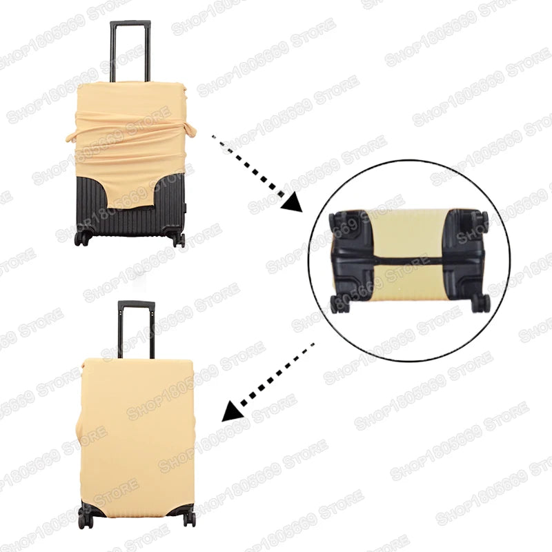 18-32 Inch Dolphin / Turtle / Octopus/ Starfish Pattern Luggage Cover Ocean Animal Suitcase Protective Covers Travel Accessories