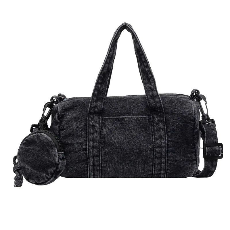Cowboy cloth bag, women's fashion handbag, versatile single shoulder crossbody bag, versatile commuting tote bag