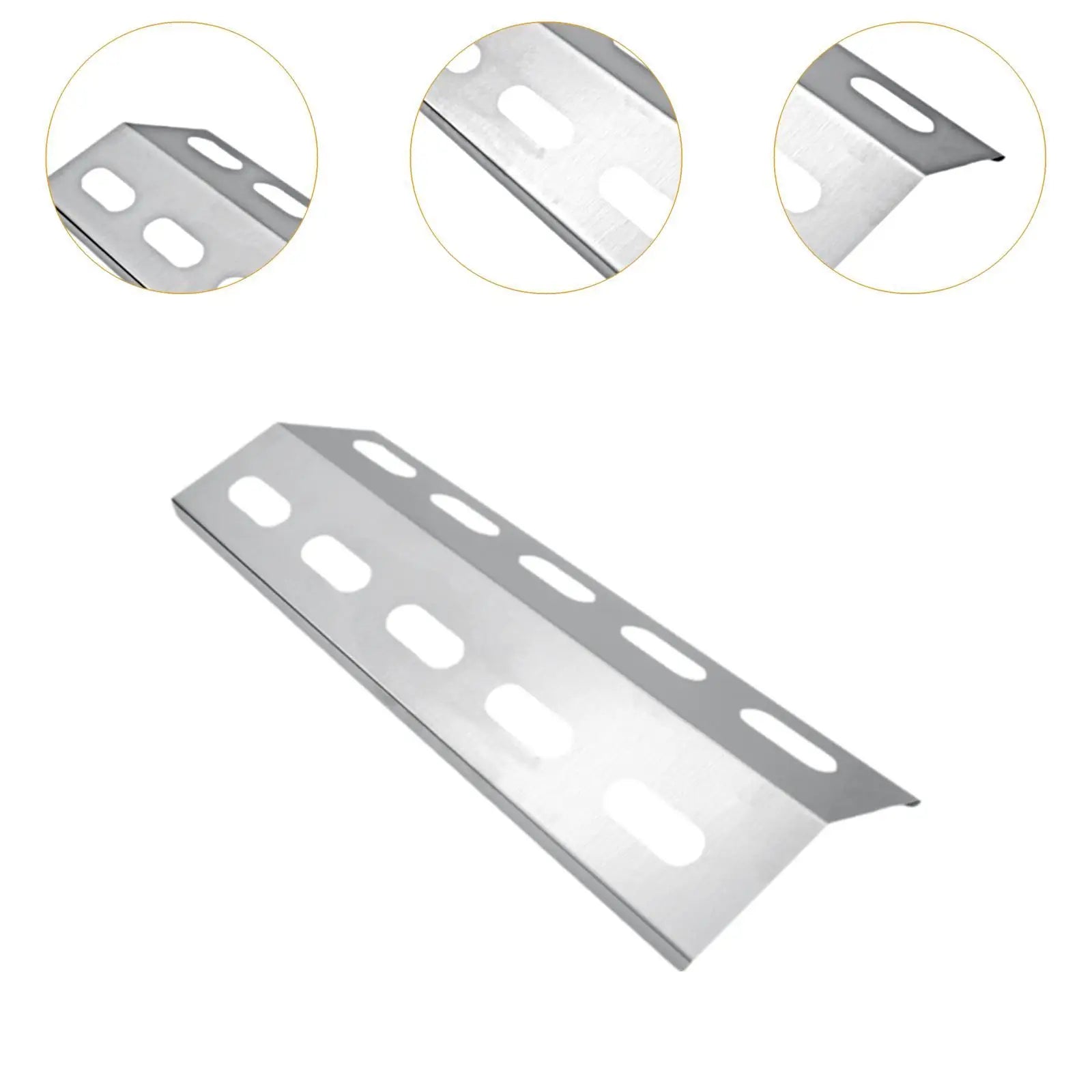2Pcs Grill Heat Plate Shield Barbecue Heats Plate Easy to Install Convenient Fire Divider Heat Tent for Garden Camping Picnic