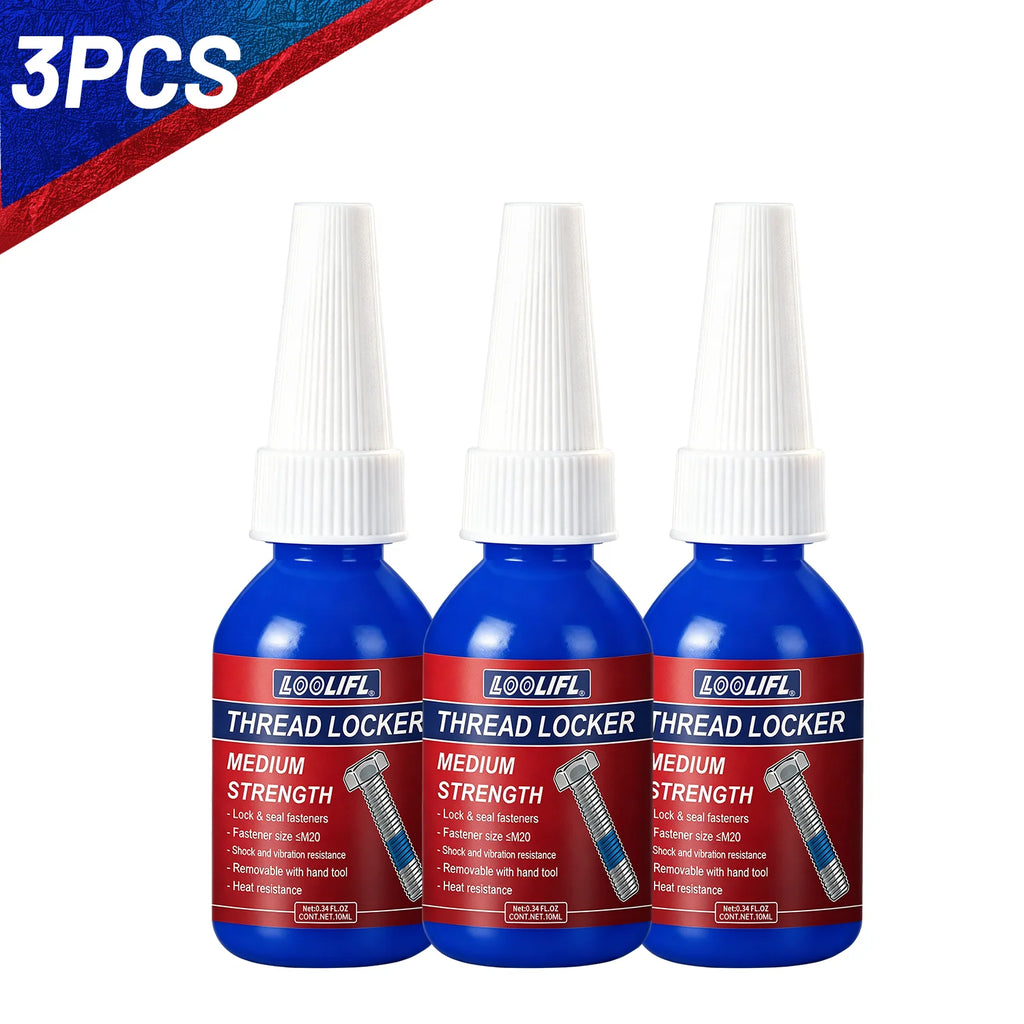 243 50ml Threadlocker Screw Glue Quickly Cured Thread Locking Agent Anaerobic Adhesive Corrosion-Resistant Anti-Loosening Glue