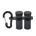Square Auxiliary Clamp Stair Gauge Aluminum Alloy Hex Flat Gauge with Thumb Screw for Framing Square and Rafter Attachment