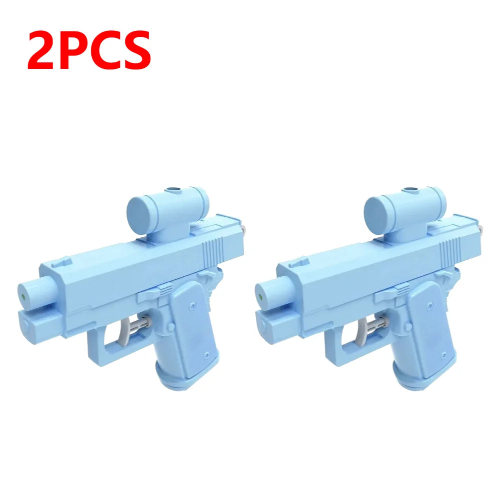 5-1PC Handheld Water Prank Gun Two-Way Spray Trick Reverse Water Gun Summer Outdoor Pool Watergun Toys Pistola de agua de broma