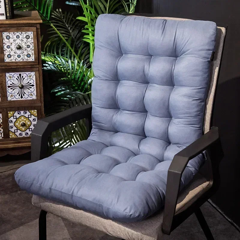 Solid Cushion Soft Comfortable Reclining Chair Cushion Outdoor Garden Chair Cushions High-Backed Chair Pads Lounger Cushion