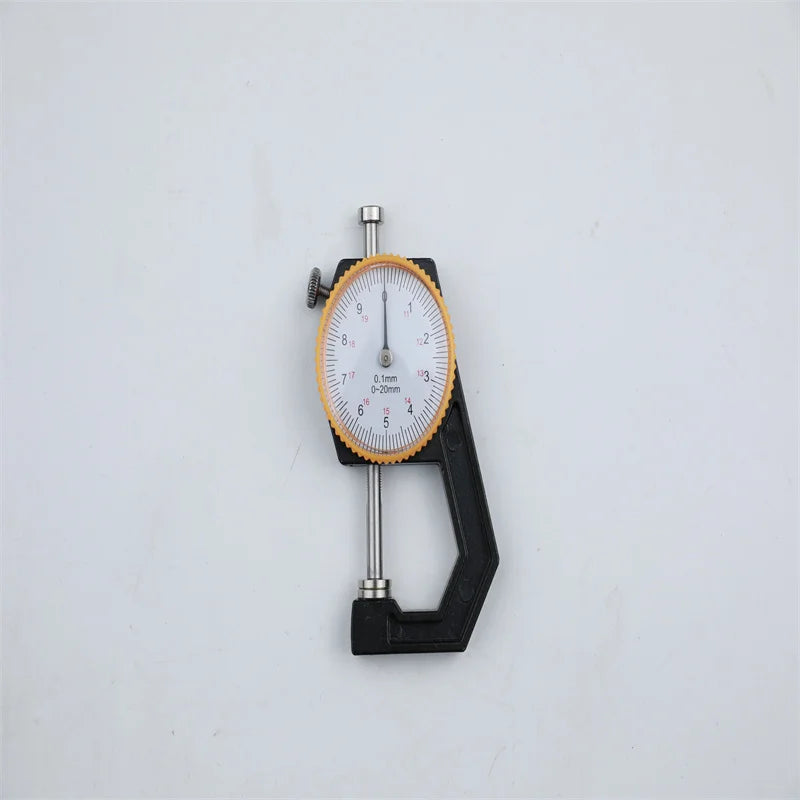 Portable Mini Precise Digital Thickness Gauge Meter Tester Micrometer Big Head 20mm Large LCD Electronic Dial Indicator
