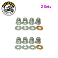 Goten 8mm Engine Head Stud Acorn Nut Set For Honda Yamaha Suzuki Kawasaki