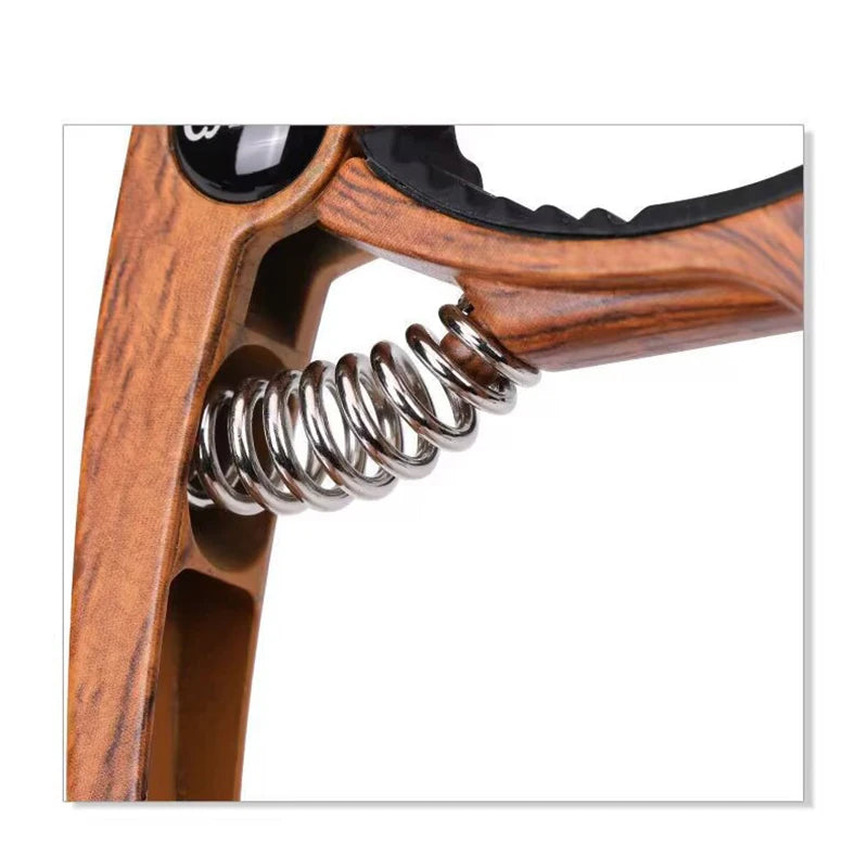 Metal Guitar Capo Guitar Tuner Clamp Zinc Alloy Professional Key Trigger Capo for Acoustic Electric Guitar with Rubber Grip