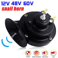 110dB Super Loud Motorcycle Waterproof Snail Horn Sound Monophonic Scooters Accessorie Electric Moped Horn Megaphone 12V 48V 60V