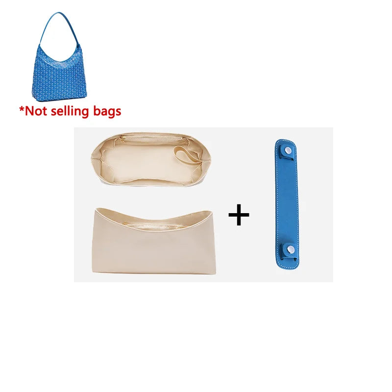Bag Organizer Insert For Hobo Durable Fashion Wateproof Gift Bag Support Storage Inner Modification Bag Accessories