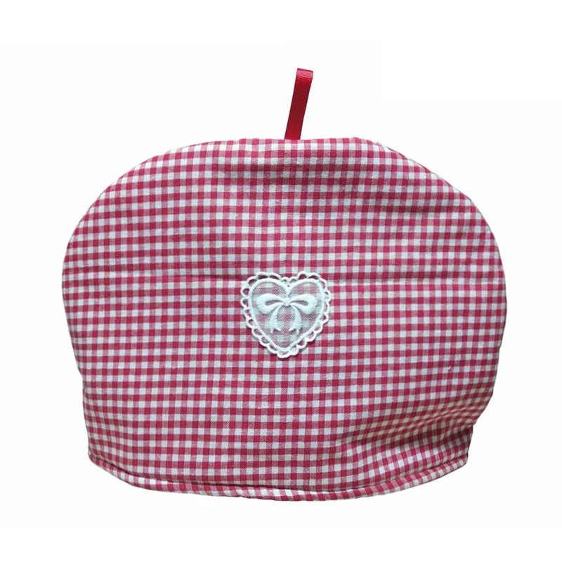 Househeld Teapot Keep Warm Cover Fabric Art Fragment Flower Cotton Dust Cover Anti-scald Cup Kettle Thermal Insulation Cover