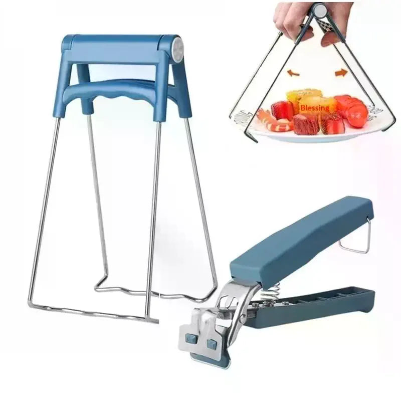 Kitchen Anti-scalding Clip Bowl Clip Household Kitchen Tray Anti-Hot Holder Plate Clip Bowl Clip Heat-Resistant Gloves