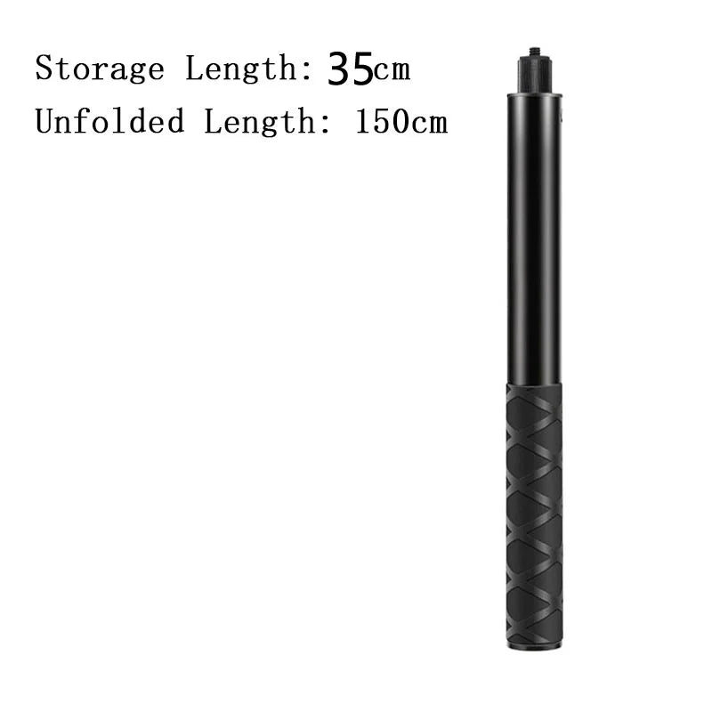 Bullet Time Invisible Selfie Stick for Insta360 X4 X3 X2 GoPro 12 11 10 9 8 DJI Action 4/3 SJCAM Selfie Stick Bundle Handle