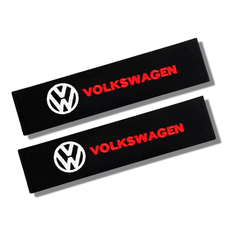 Car Seat Belt Cotton Safety Belt Shoulder Cover Breathable Protection for VW Volkswagen Golf Polo Passat Tiguan Touran Jetta GTI