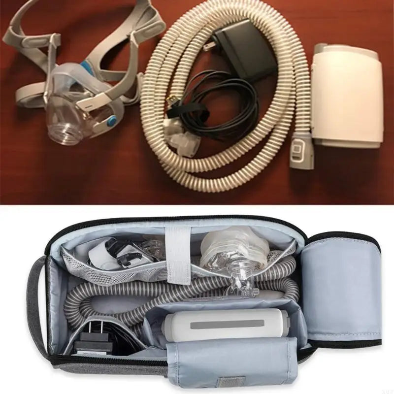 XXUF Portable CPAP Supplies Carrying Case Small CPAP Travel Bag Organizers
