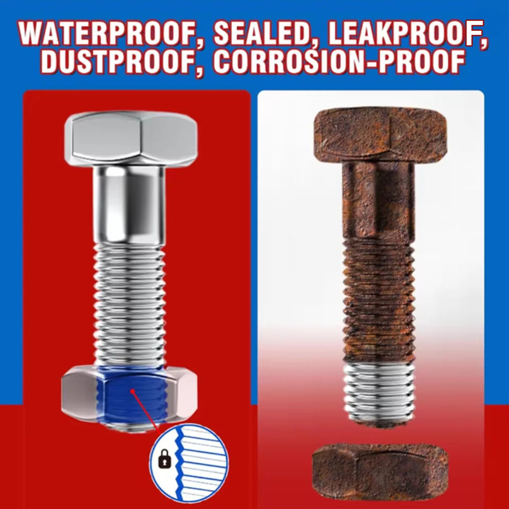 50ml Threadfixing Agent, Medium Strength Blue Anaerobic Adhesive for Fixing Nuts and Bolts, Anti-loosening, Anti-corrosion, Oil