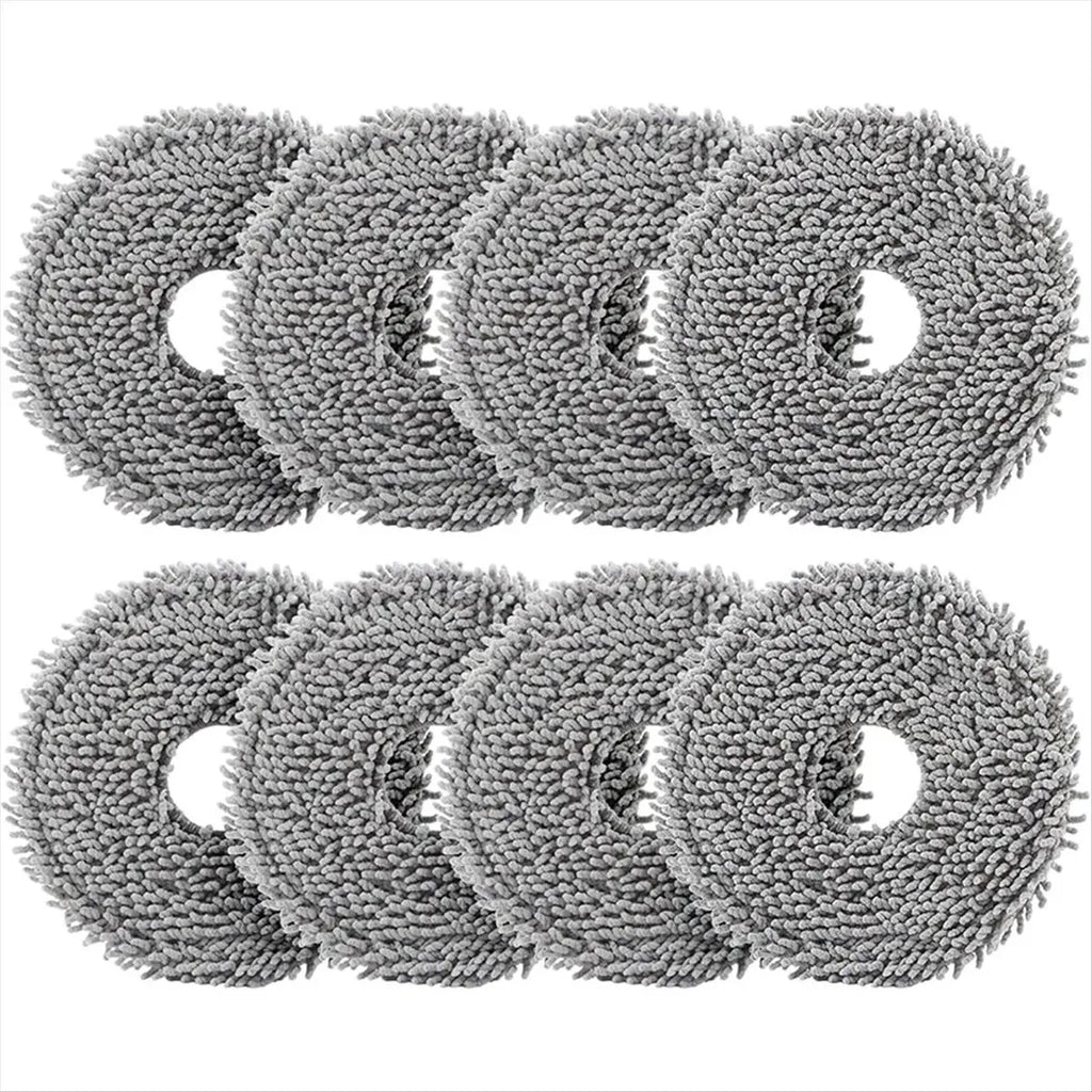 YDSC 8PCS Mop Pads for Roborock Qrevo MaxV/Master/Plus/Slim/Pro Vacuum Cleaner Parts Microfiber Mop Cloth
