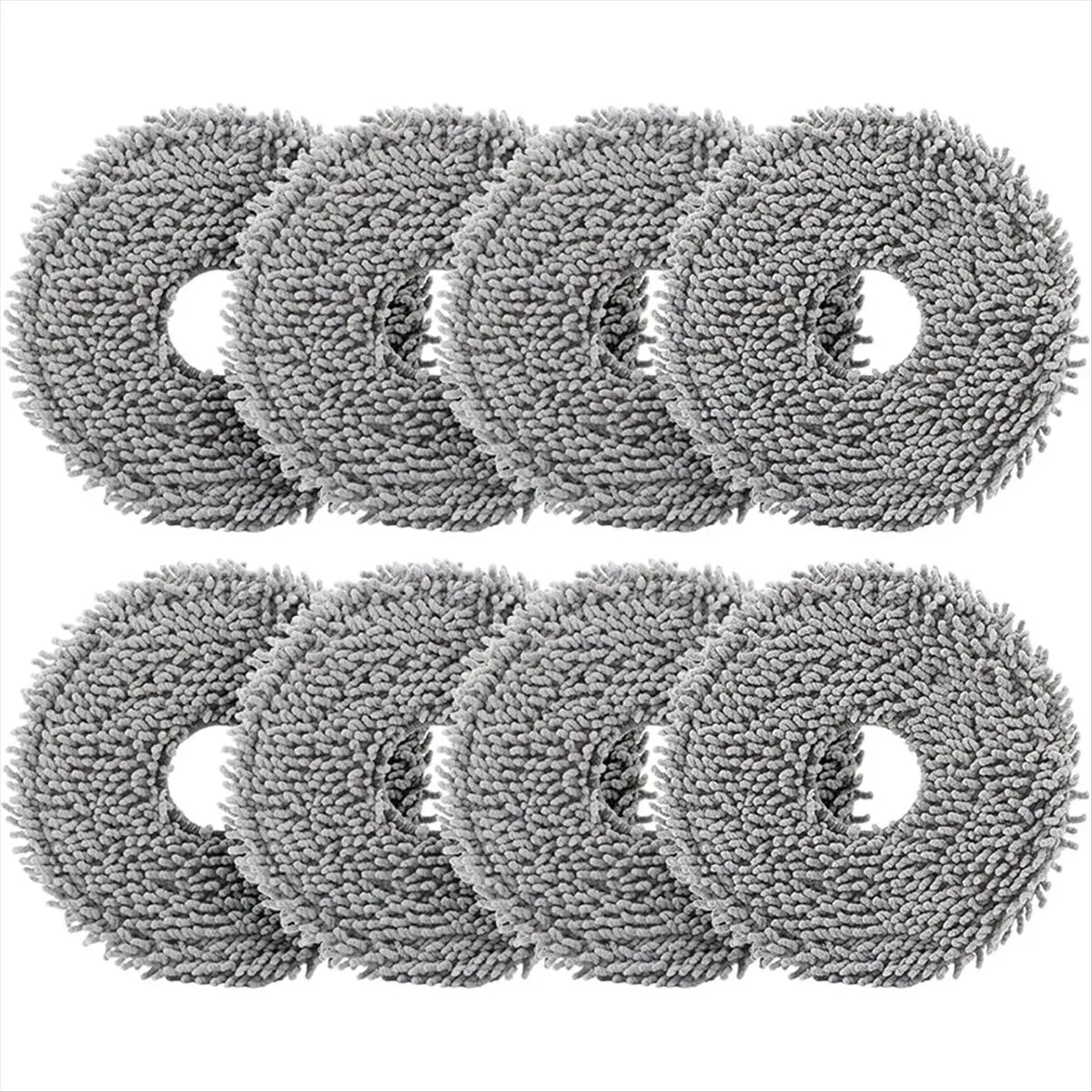 YDSC 8PCS Mop Pads for Roborock Qrevo MaxV/Master/Plus/Slim/Pro Vacuum Cleaner Parts Microfiber Mop Cloth