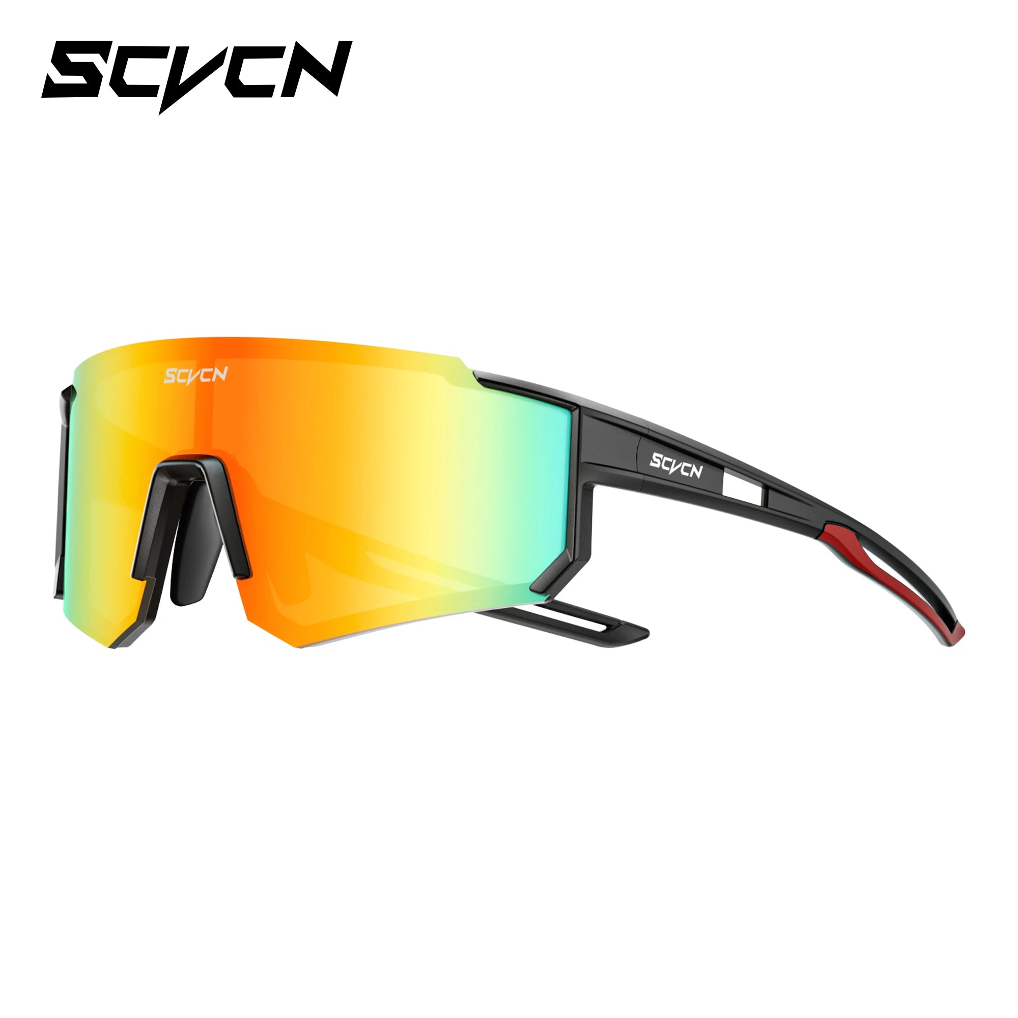 SCVCN UV400 Mountaineering Cycling Protective Glasses Running Sunglasses Stylish Hiking Driving Glasses MTB Sports Sunglasses