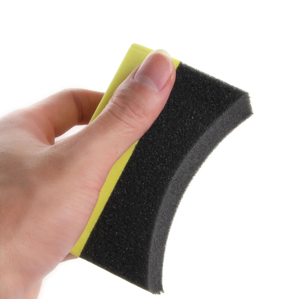 Auto Tire sponge Car Cleaning tool Curved foam Dressing applicator Kit Multifunctional Parts Professional Tools