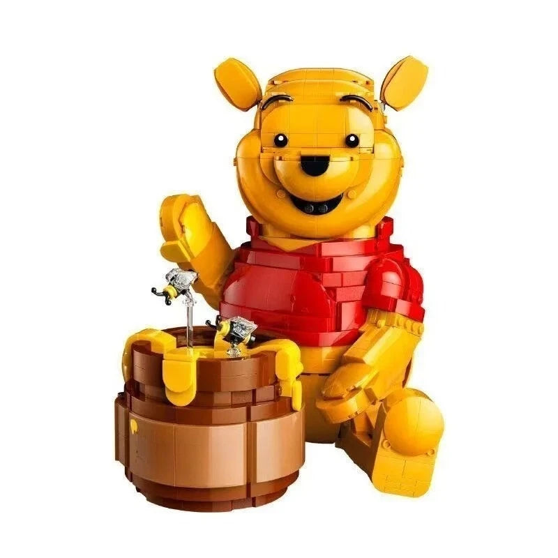 2026 cute teddy bear toy building blocks suitable for birthday, Christmas, holiday gifts, and home decoration small ornaments