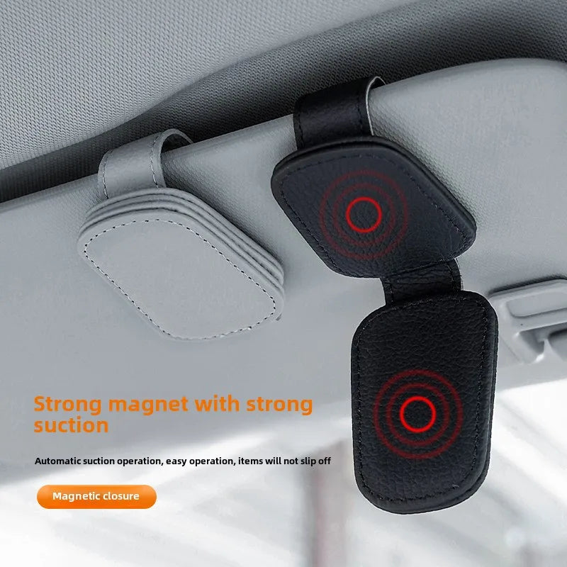 1/2 Pcs Universal Car Sunglasses Clip Card Ticket Holder Stand Fastener Pen Case Eyeglasses Sun Visor Car Accessories