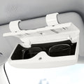 Magnetic Attraction Sun Visor Glasses Box Multi-functional Durable Auto Sunglasses Holder Auto Storage Holder Car Storage Tools
