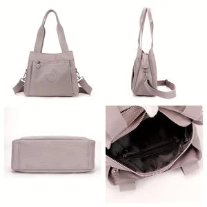 Women's Casual Nylon Crossbody Bag Travel Handbag Portable Business Tote Outdoor Purse Satchel Shoulder Bag for Everyday Use