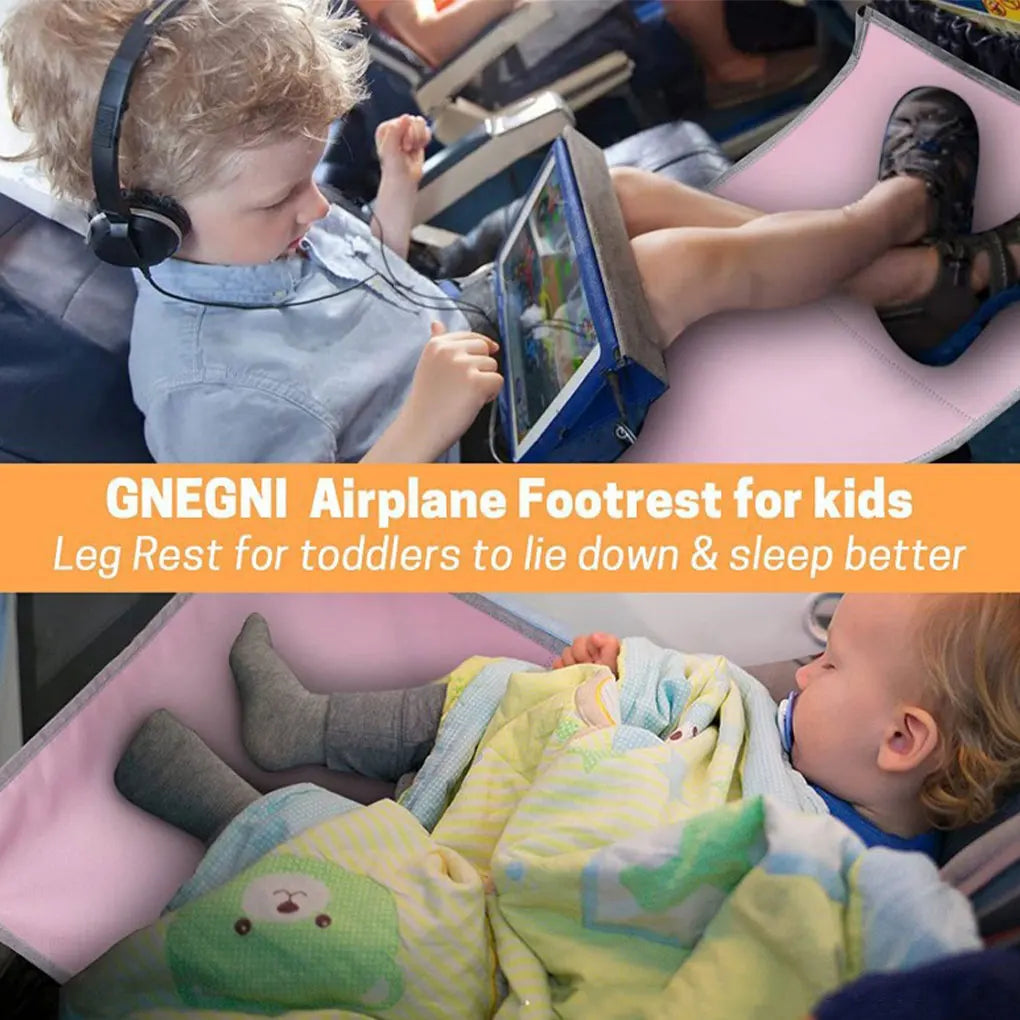 Toddler Airplane Seat Extender Portable Children Pedals Beds Foot Leg Rest Hammock Kids Travel Airplane Bed Baby Footrest Bed