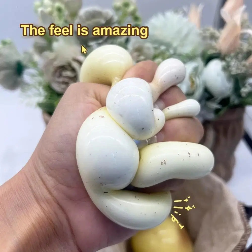 Fluid Potato Squishy Toy Slow Rise Stress Ball, Realistic Fruits Fidget, Decompression Gift For Kids & Adults Anxiety Relief ﻿